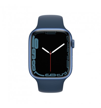apple watch serie 7 45mm bleu