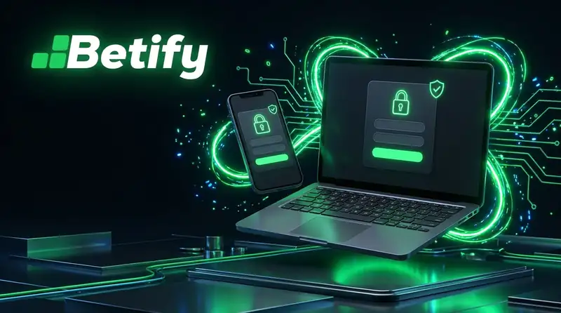 Betify connexion sur ordinateur et smartphone